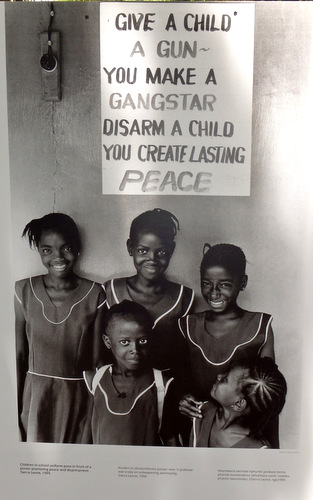An Anti Child-Violence Poster that we saw.